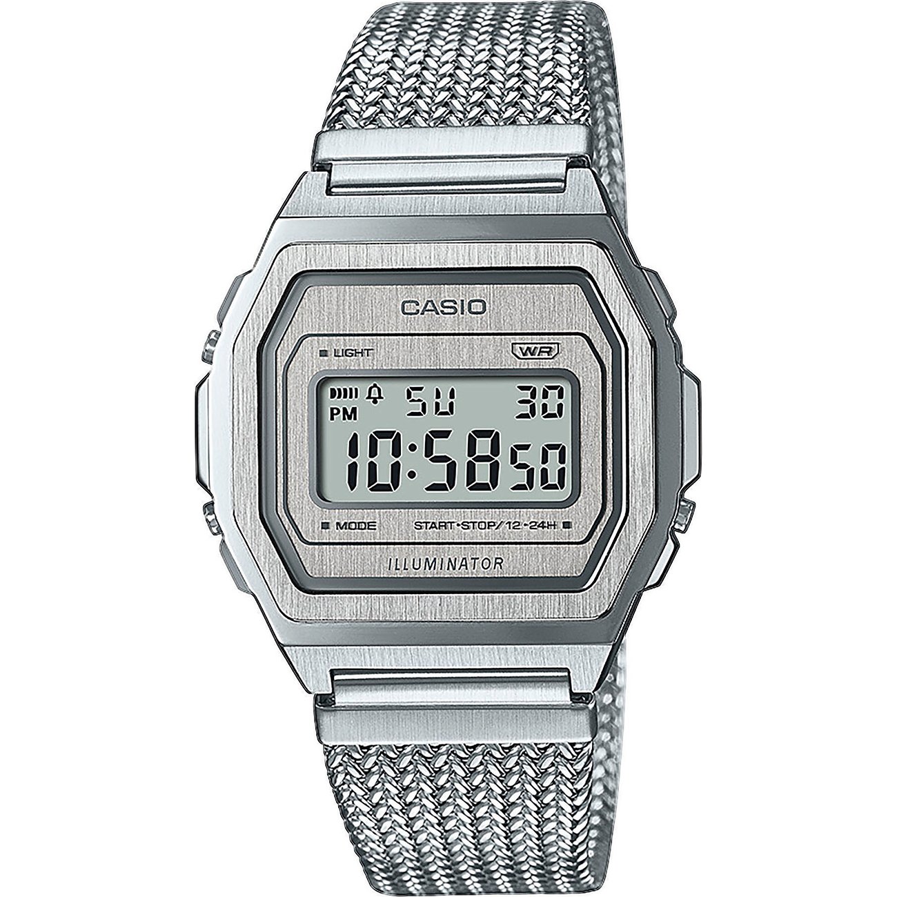 Casio Unisexuhr Vintage Iconic A1000MA-7EF