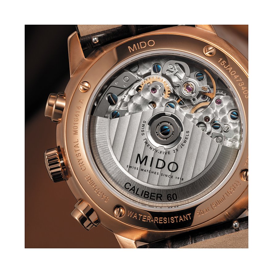 Mido Uhren-Set inkl. Wechselarmband Commander Chronograph M0164143608100