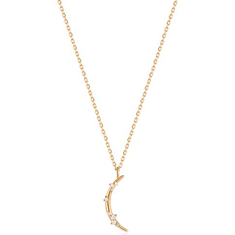 Ania Haie Halsschmuck aus 585 Gelbgold mit Diamanten.