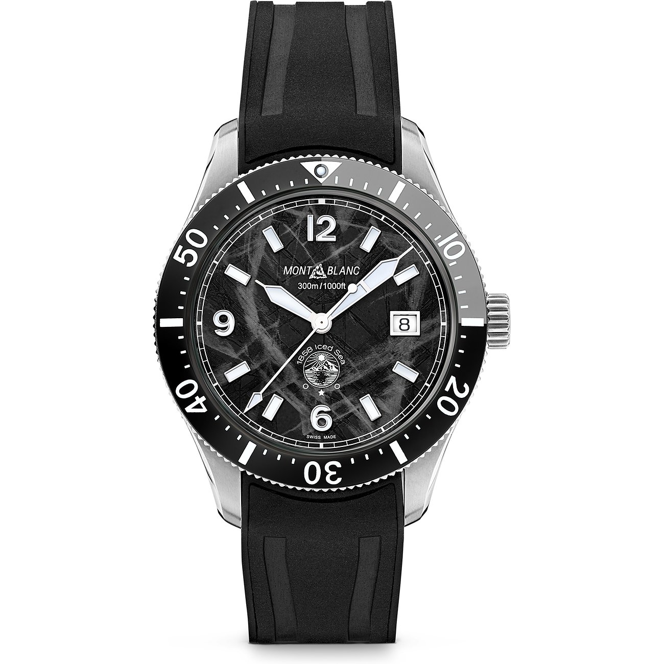 Montblanc Taucheruhr Montblanc 1858 Iced Sea Automatic Date 129372