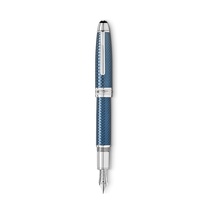 Montblanc Füllfederhalter Glacier, Unisex, Resin, blau
