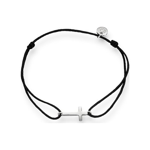 Bracelet Glanzstücke München en argent 925 avec pendentif croix.