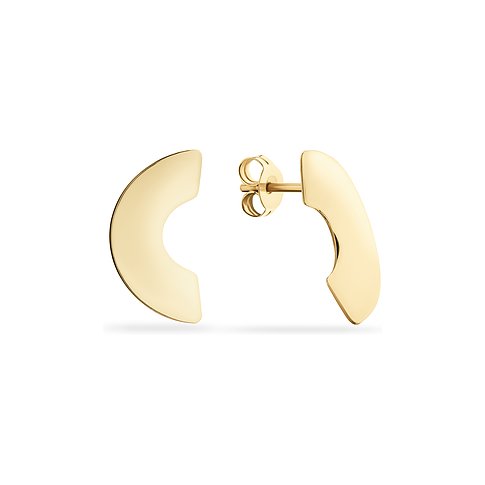 CHRIST Ohrstecker aus 375 Gelbgold, poliert.