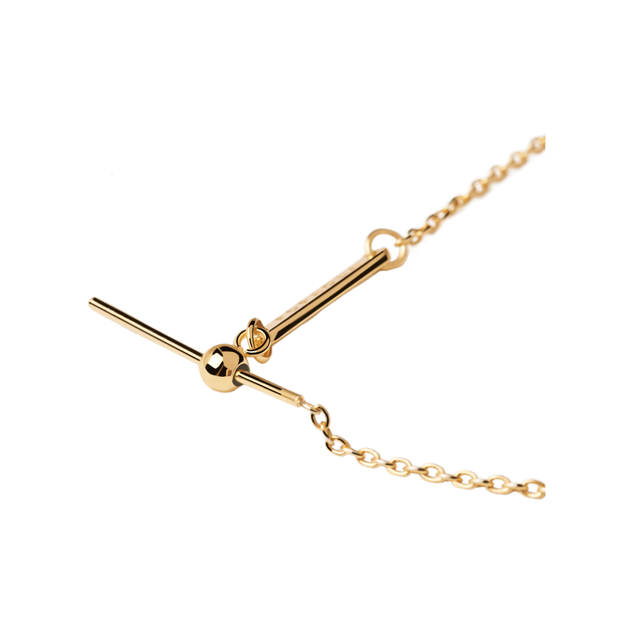 PdPaola armband van 925 zilver met T-sluiting.