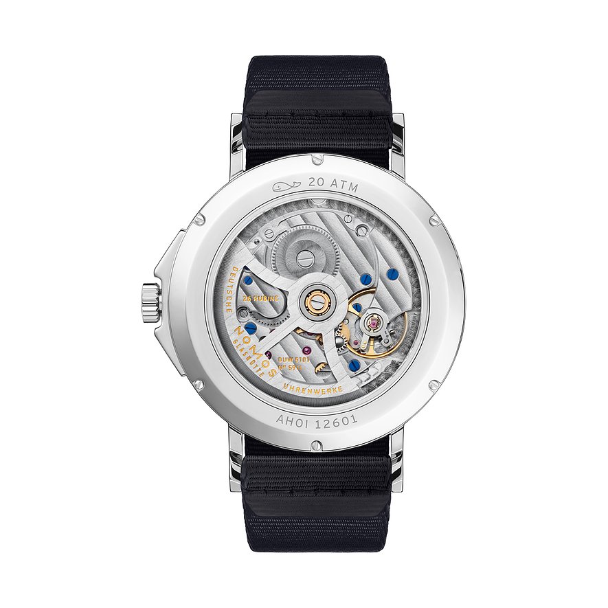 Nomos Glashütte Herrenuhr Ahoi Atlantik 558