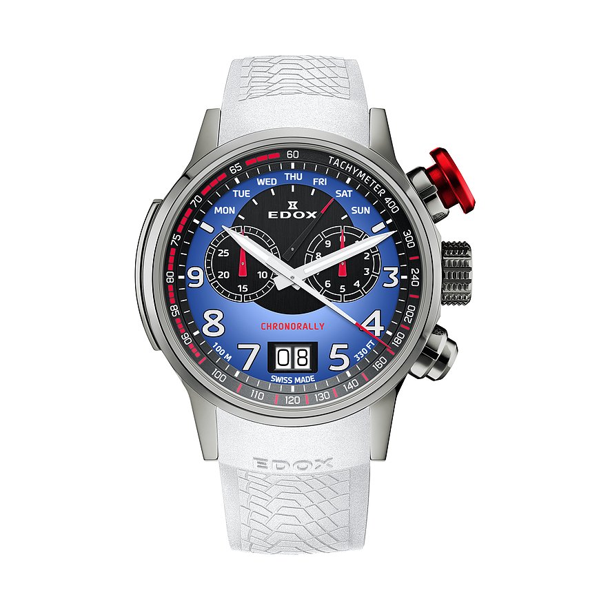 Edox Uhren-Set inkl. Wechselarmband CHRONORALLY 38001 TINR BUDN