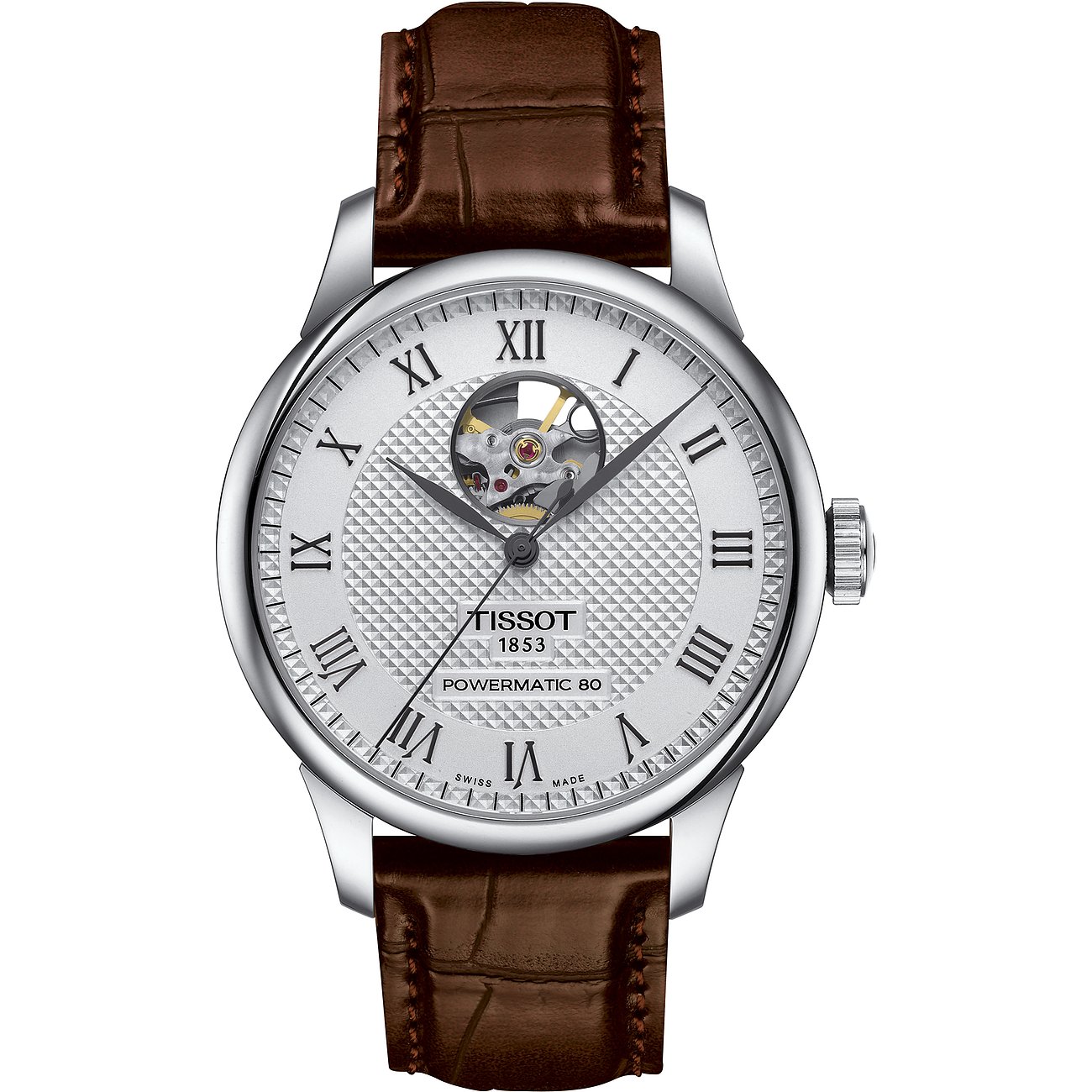 Tissot Herrenuhr Le Locle Powermatic 80 Open Heart T0064071603301