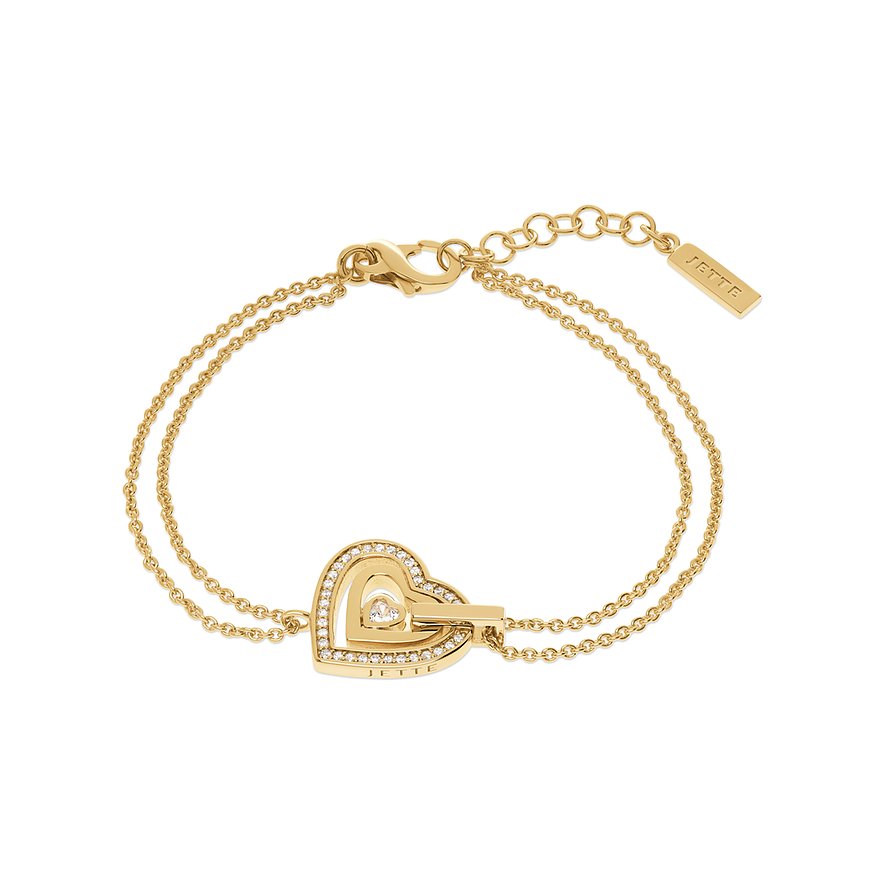 jette bracelet hearts 88601378 925 argent