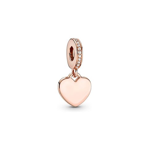 Pandora Anhängeschmuck aus rosévergoldetem Metall mit Zirkonia.