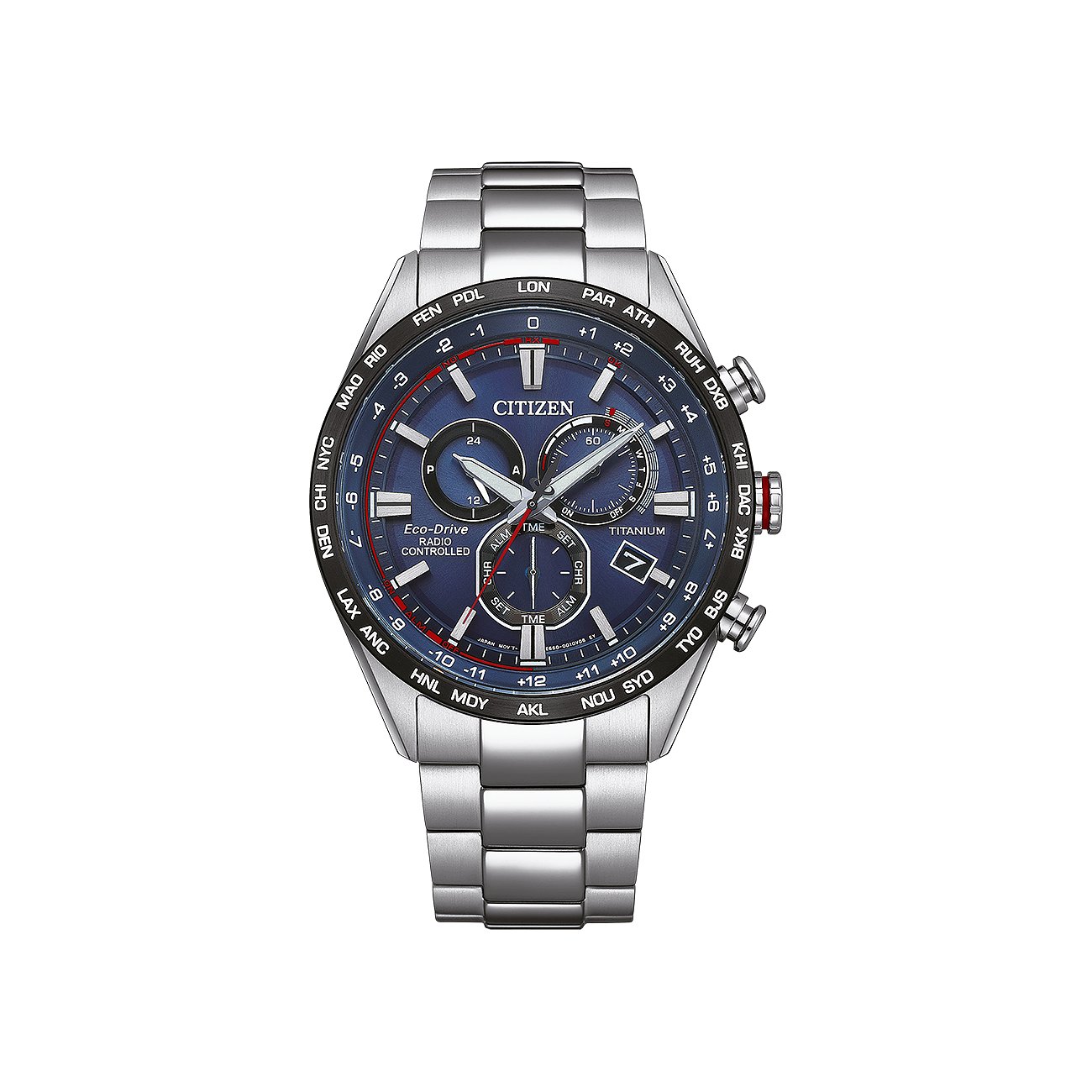 Citizen Herrenuhr Promaster Sky Funkuhr Eco Drive Super Titanium CB5945-85L