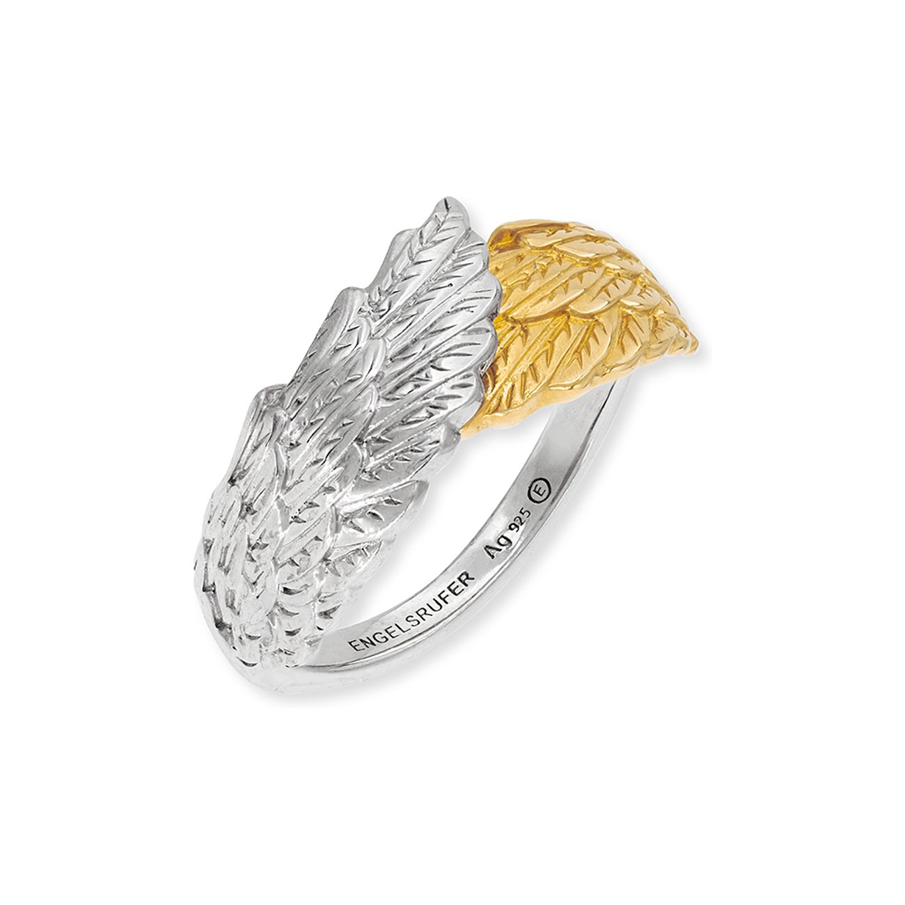 NA S999 - Collar De Alas De ángel De Plata De Ley Para