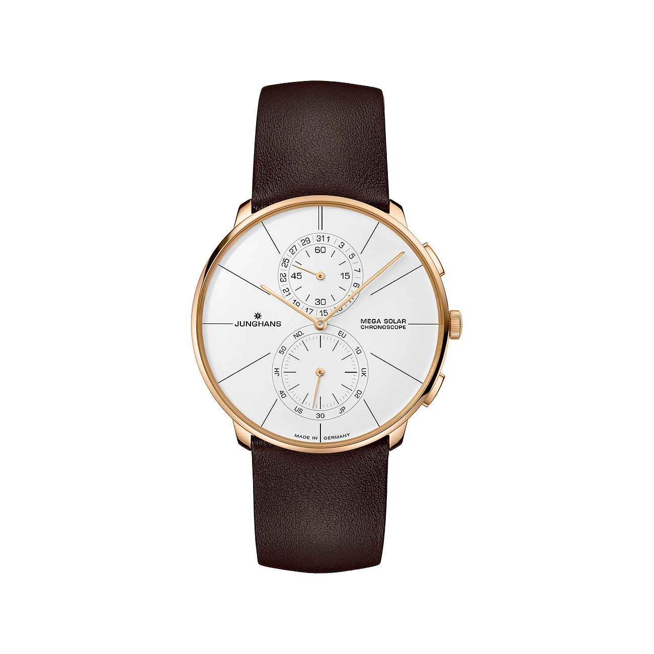 Junghans Chronograph fein Chrono MEGA Solar 59720100