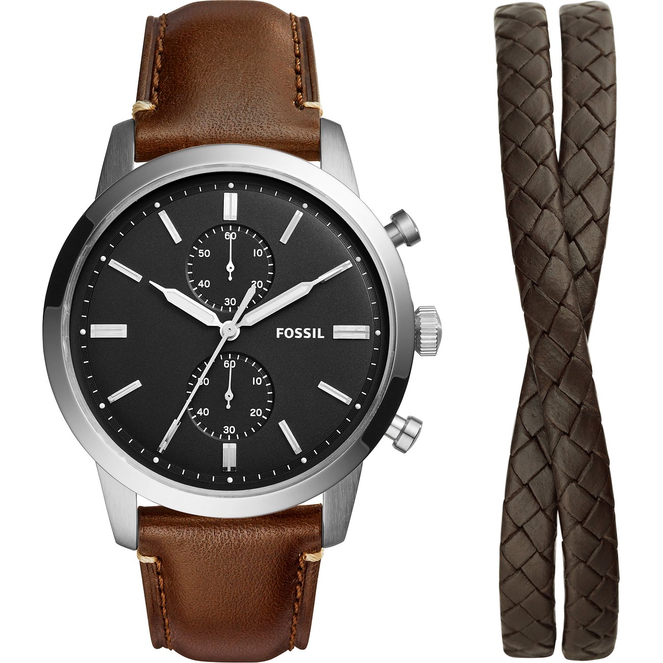 Fossil Uhren-Set Townsman FS5967SET
