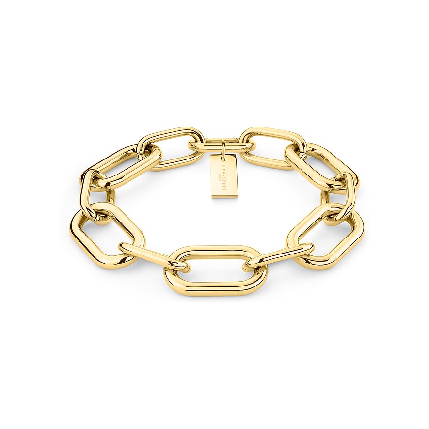 Bracciale Liebeskind Berlin LJ-1108-B-24 In Acciaio Inox IP Oro - Lunghezza 21,5 Cm Con Confezione Regalo