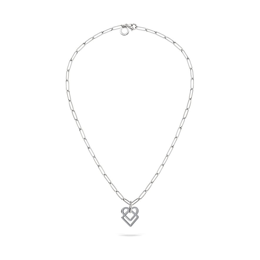 Liebeskind LJ 0853 N 45, Collar De Cadena Mujer, Negro, 45 Cm