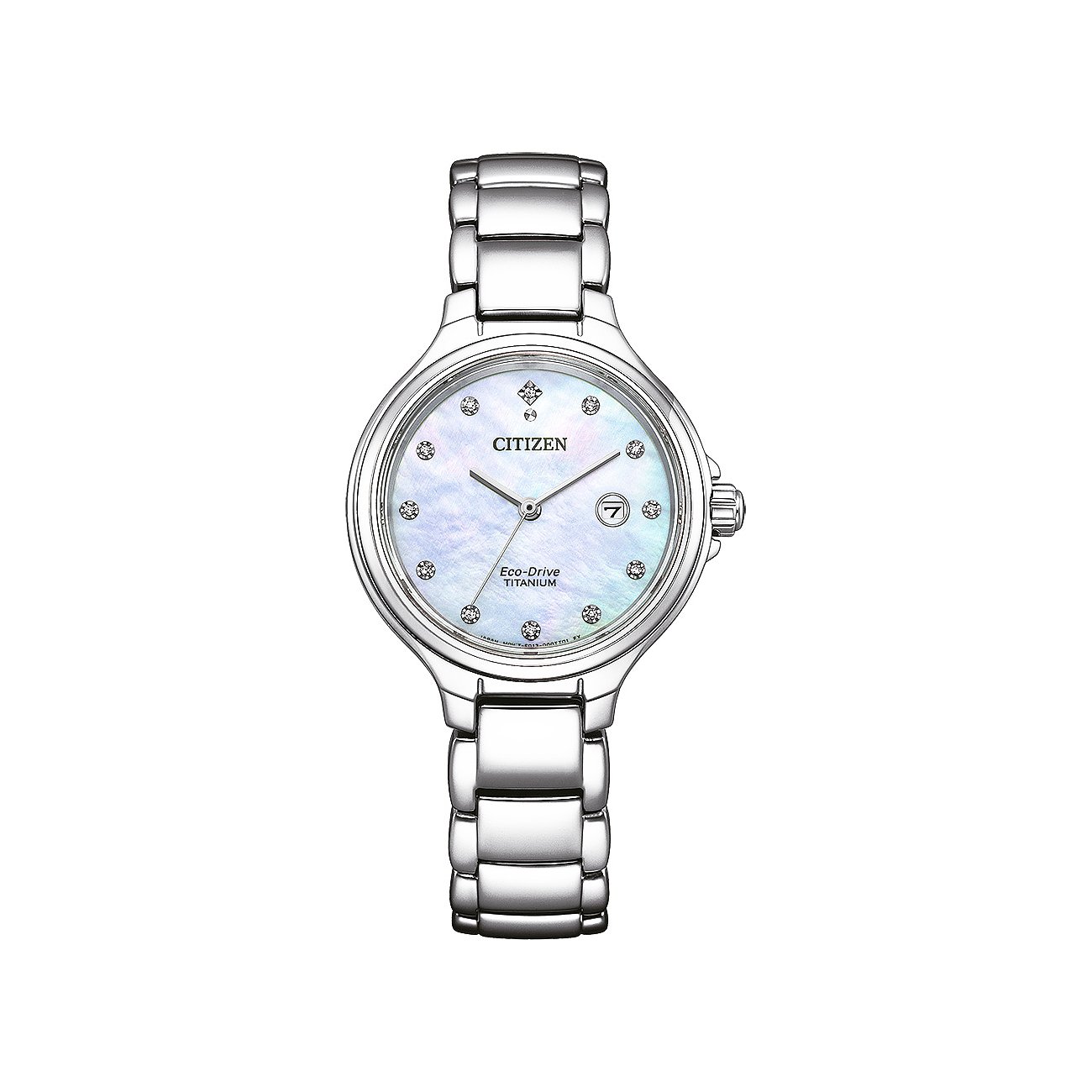 Citizen Damenuhr Super Titanium Eco Drive EW2680-84D
