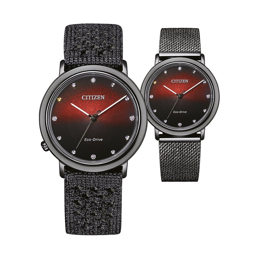 Citizen Horlogeset incl. horlogebandje Elegant Eco-Drive EM1007-47E