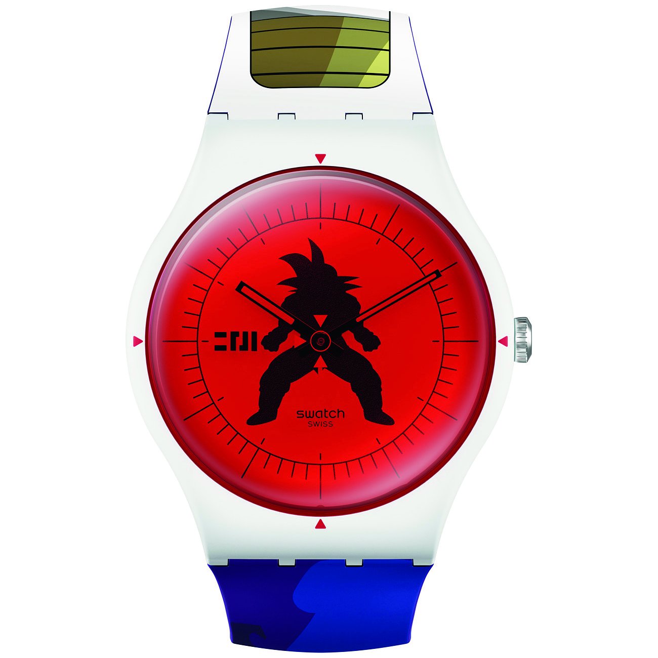 Swatch Montre unisexe Swatch x Dragonball Z Vegeta SUOZ348 au meilleur