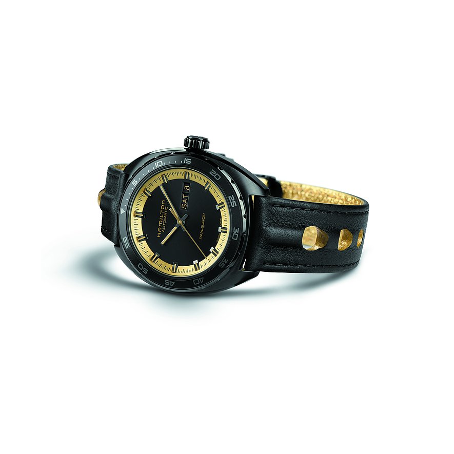 Hamilton Uhren-Set inkl. Wechselarmband Pan Europ Day Date H35425730