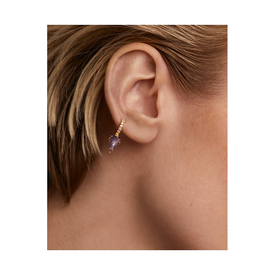 PdPaola Gioielli per un solo orecchio Gemstones PG01-695-U