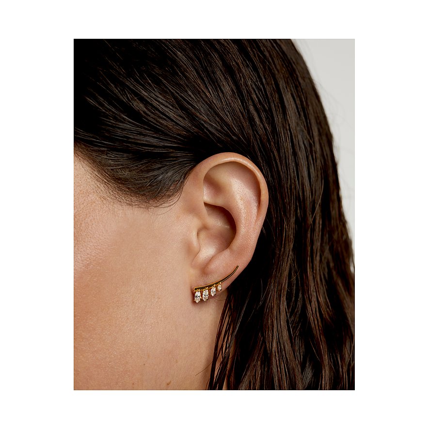 PdPaola Boucles d'oreilles à fermoir à poussette Essentials AR01-879-U