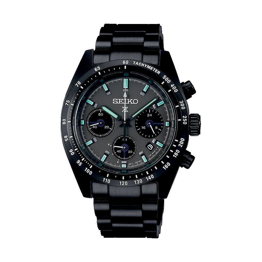 Seiko Chronograph Speedtimer SSC917P1, Herren, Edelstahl, Armband: Edelstahl, Solar, analog