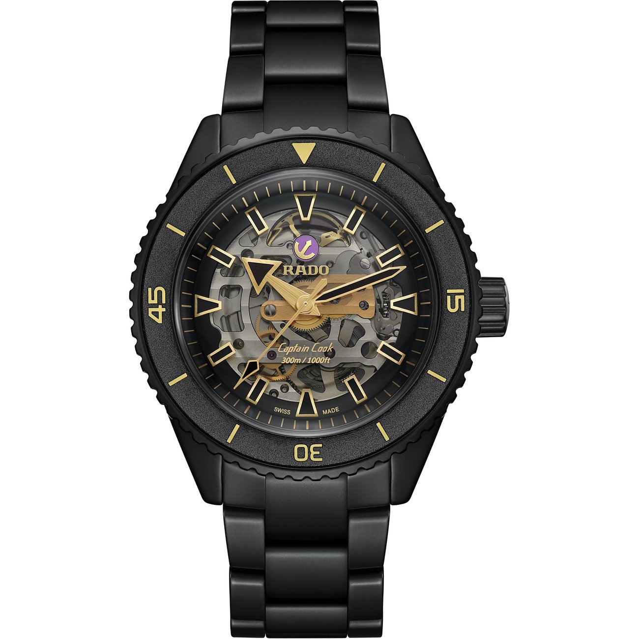 Rado Herrenuhr Captain Cook High-Tech Ceramic R32147162
