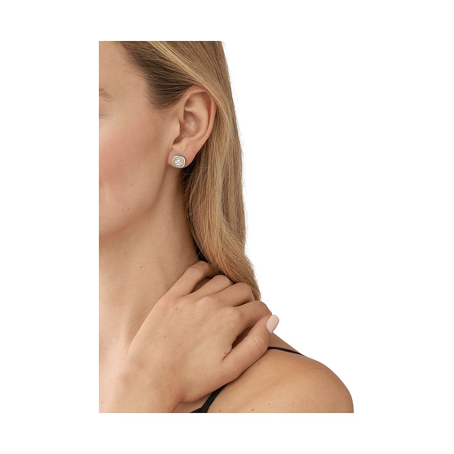 Michael Kors Boucles d'oreilles à fermoir à poussette Kors Brilliance MKC1640BJ040