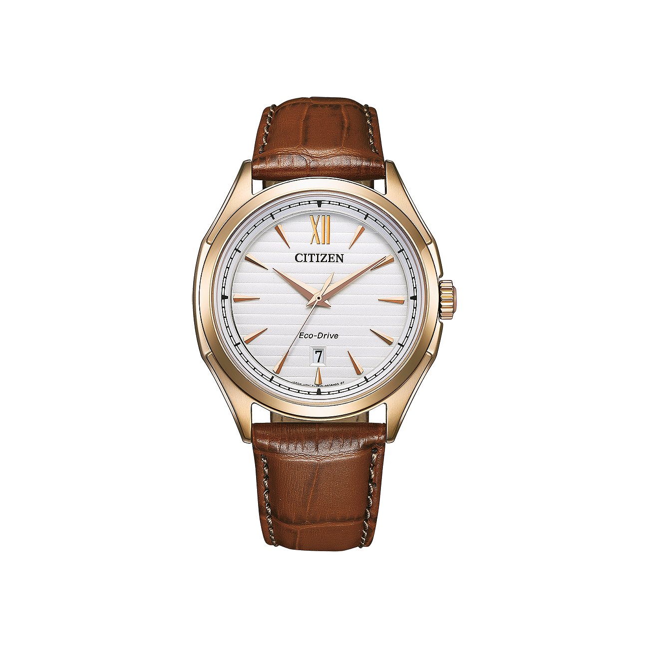 Citizen Herrenuhr Leder Eco Drive AW1753-10A