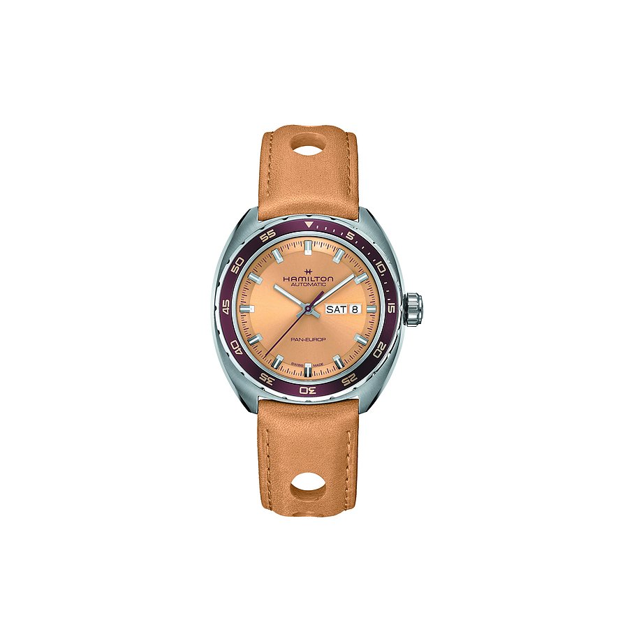 Hamilton Uhren-Set inkl. Wechselarmband Pan Europ Day Date Automatic H35435820
