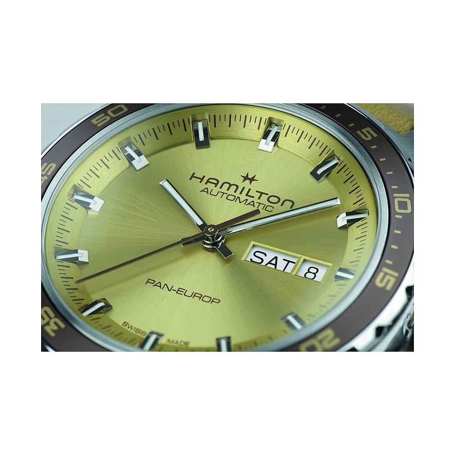 Hamilton Uhren-Set inkl. Wechselarmband Pan Europ Day Date Automatic H35445860