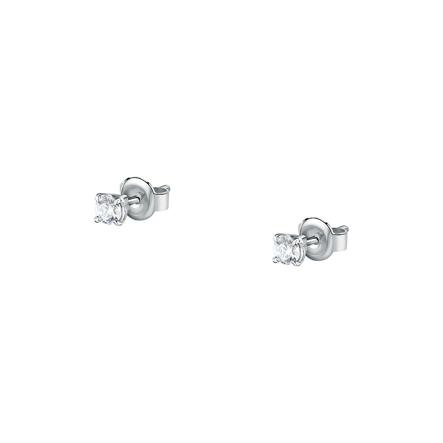 Live Diamond Boucles d'oreilles à fermoir à poussette LDW020133 375 Or blanc recyclé