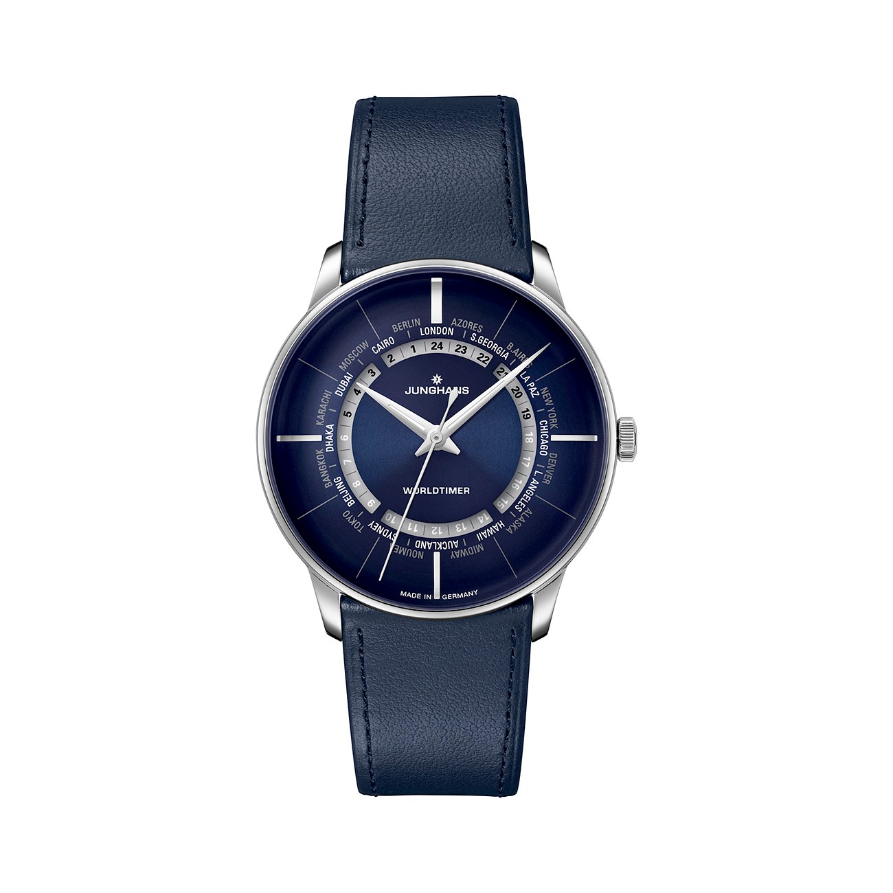 Junghans Herrenuhr Meister Worldtimer 27301001