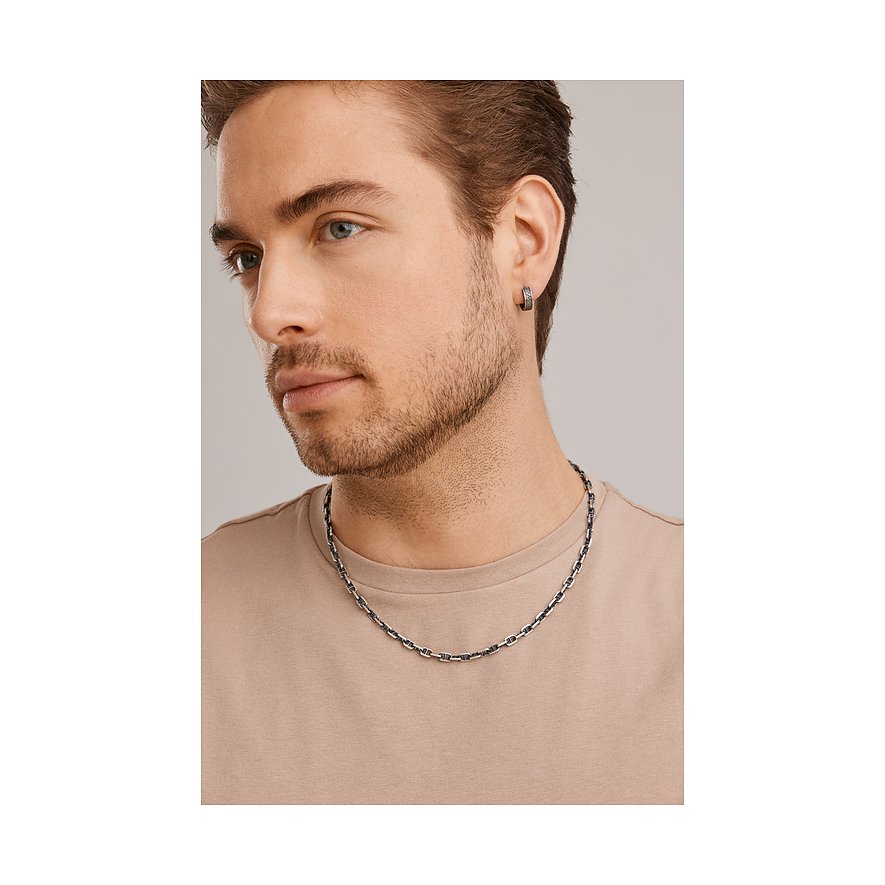 Collier Caï en argent 925 avec chaîne à maillons.
