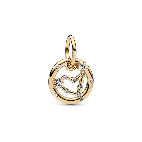 Pandora Anhänger aus Metall mit Zirkonia, Sternzeichen-Design.