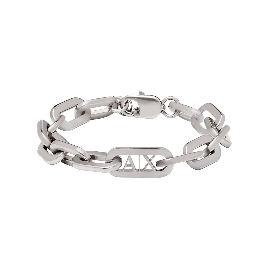 armani exchange bracelet axg0117040 acier inoxydable