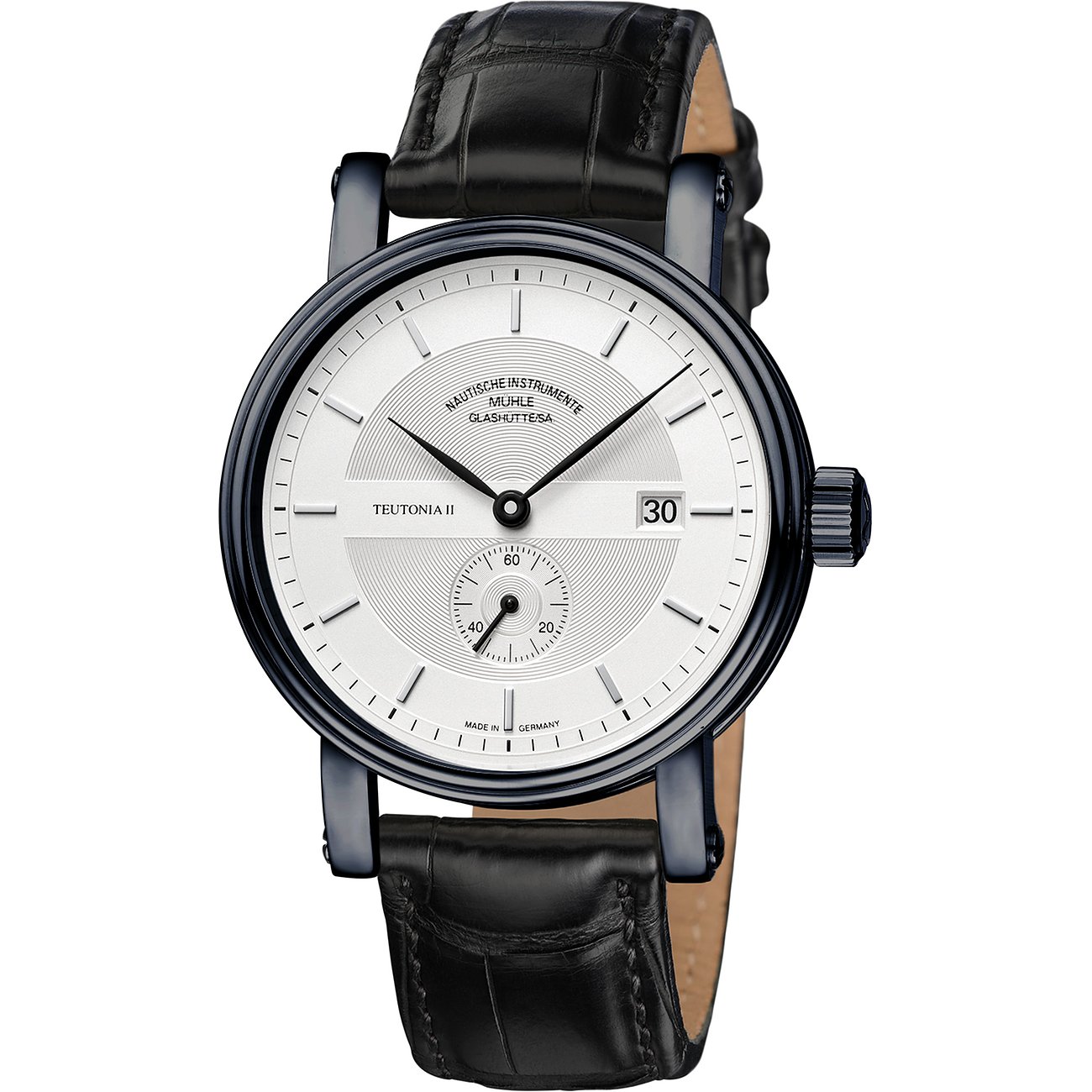 Mühle-Glashütte Herrenuhr Teutonia II M1-33-45-202-LB