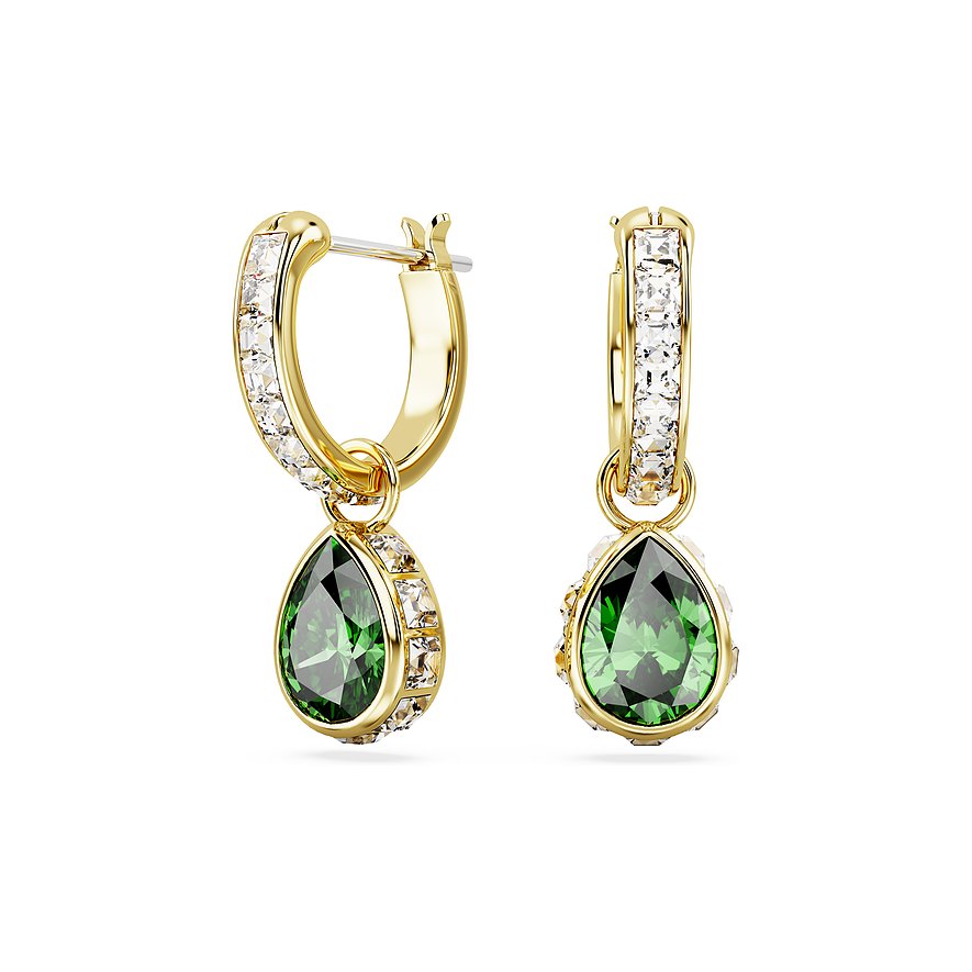 Swarovski Ohrstecker Chroma, Swarovski-Kristall, Damen, Metall, gold