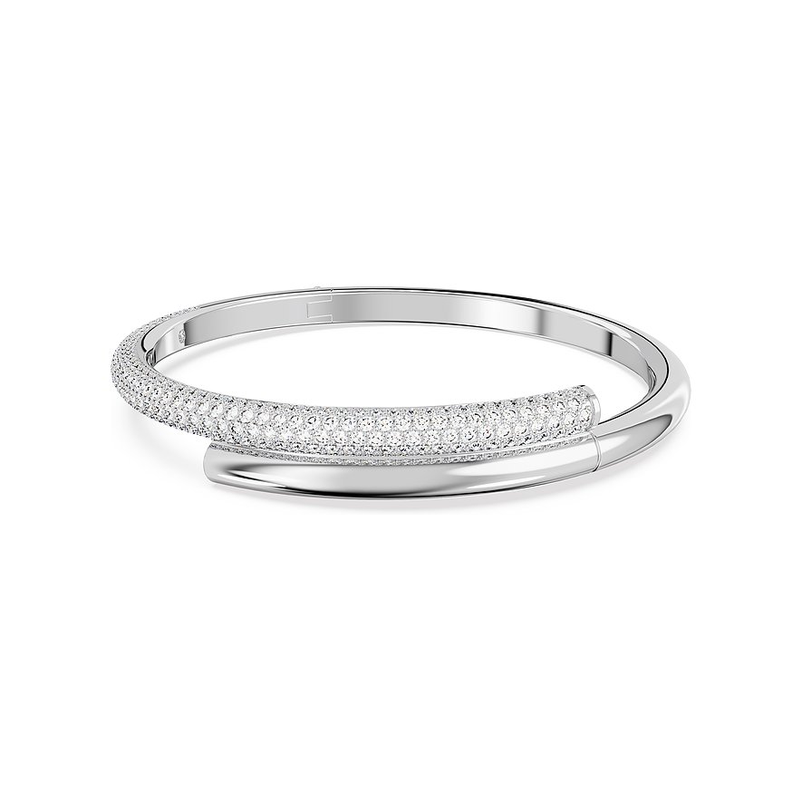 Swarovski Armreif Dextera, Swarovski-Kristall, Damen, Metall, silber, Größe: S