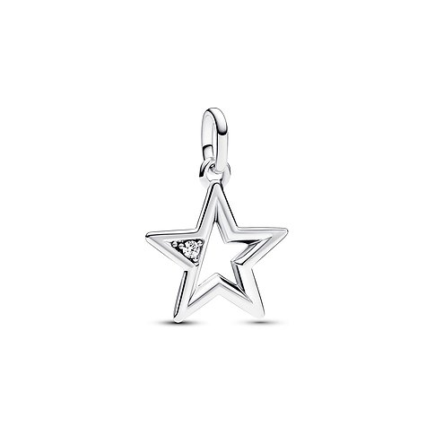 Pandora Anhänger aus 925er Silber mit Zirkonia.