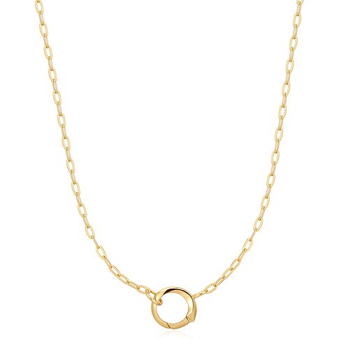 Ania Haie Halskette aus 925er Silber mit Gliederkette und Ringverschluss.