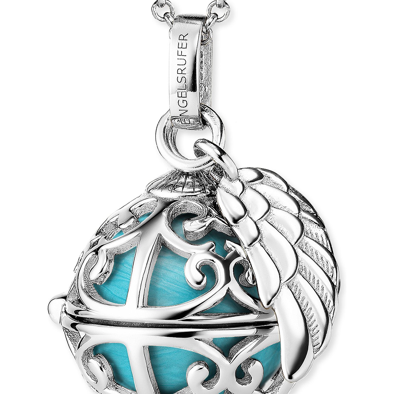 Collana Engelsrufer Donna Argento 925 Con Ciondolo Apribile E Perla Quarzo Rosa – Blooming Star