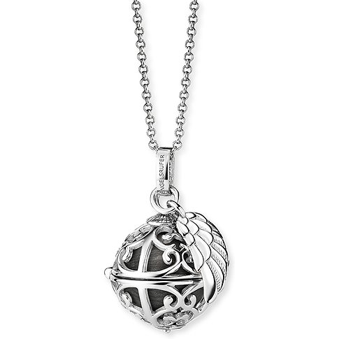 Engelsrufer Halsschmuck aus 925er Silber, mit Flügel-Anhänger.