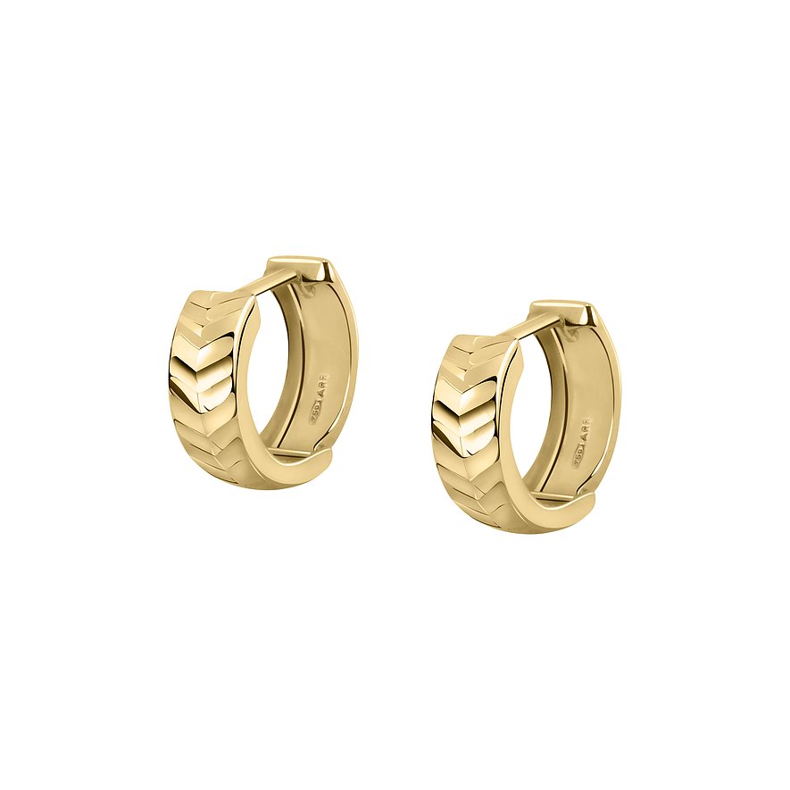 CHRIST Creolen, Damen, 750er Gelbgold, gelbgold