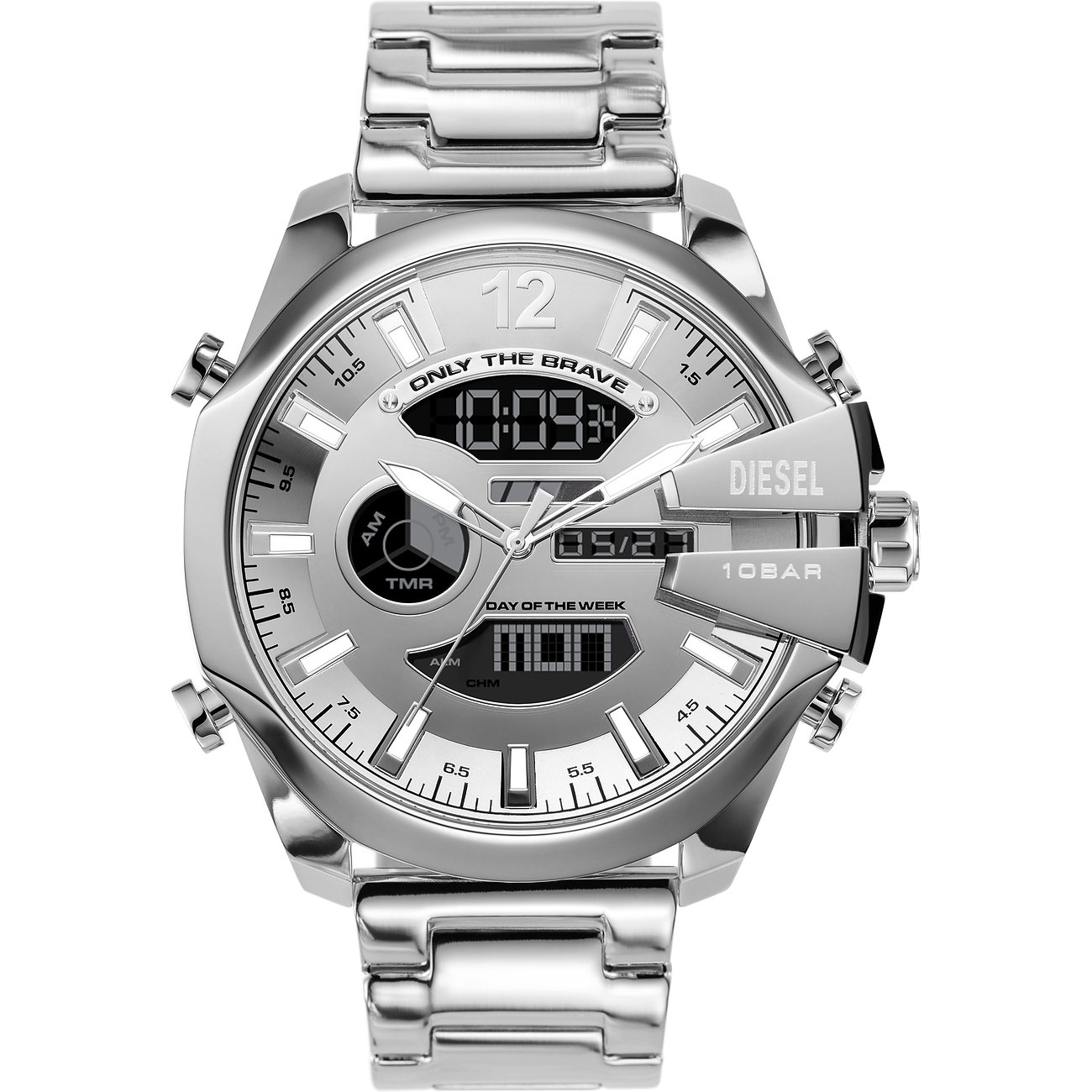 Diesel Herenhorloge MEGA CHIEF DZ4648 altijd gescherp geprijsd bij VALMANO