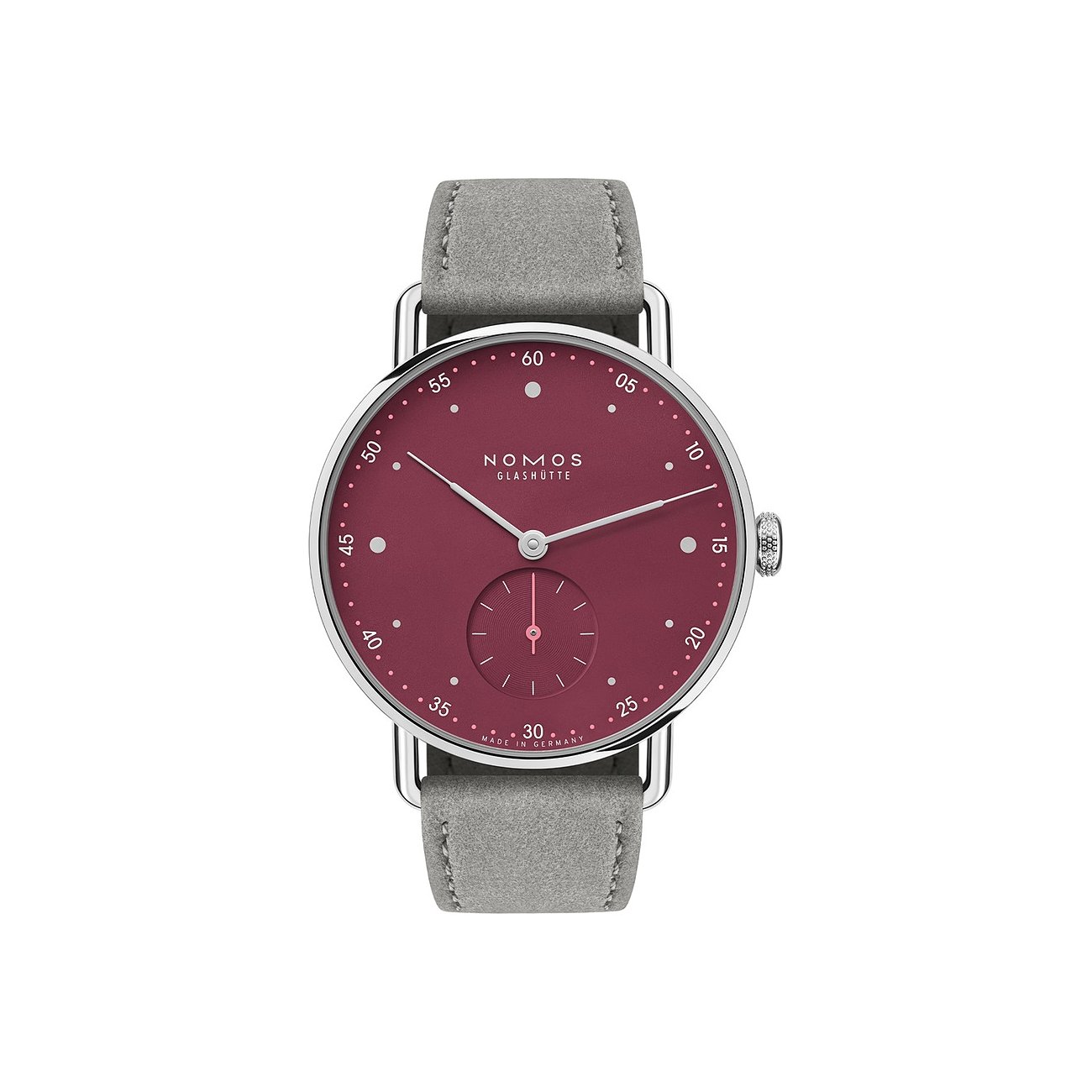 Nomos Glashütte Damenuhr Metro 33 muted red 1123