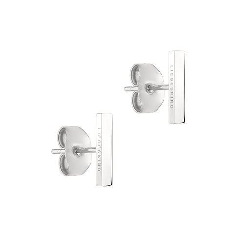 Liebeskind Ohrstecker aus Edelstahl mit Stab-Design.