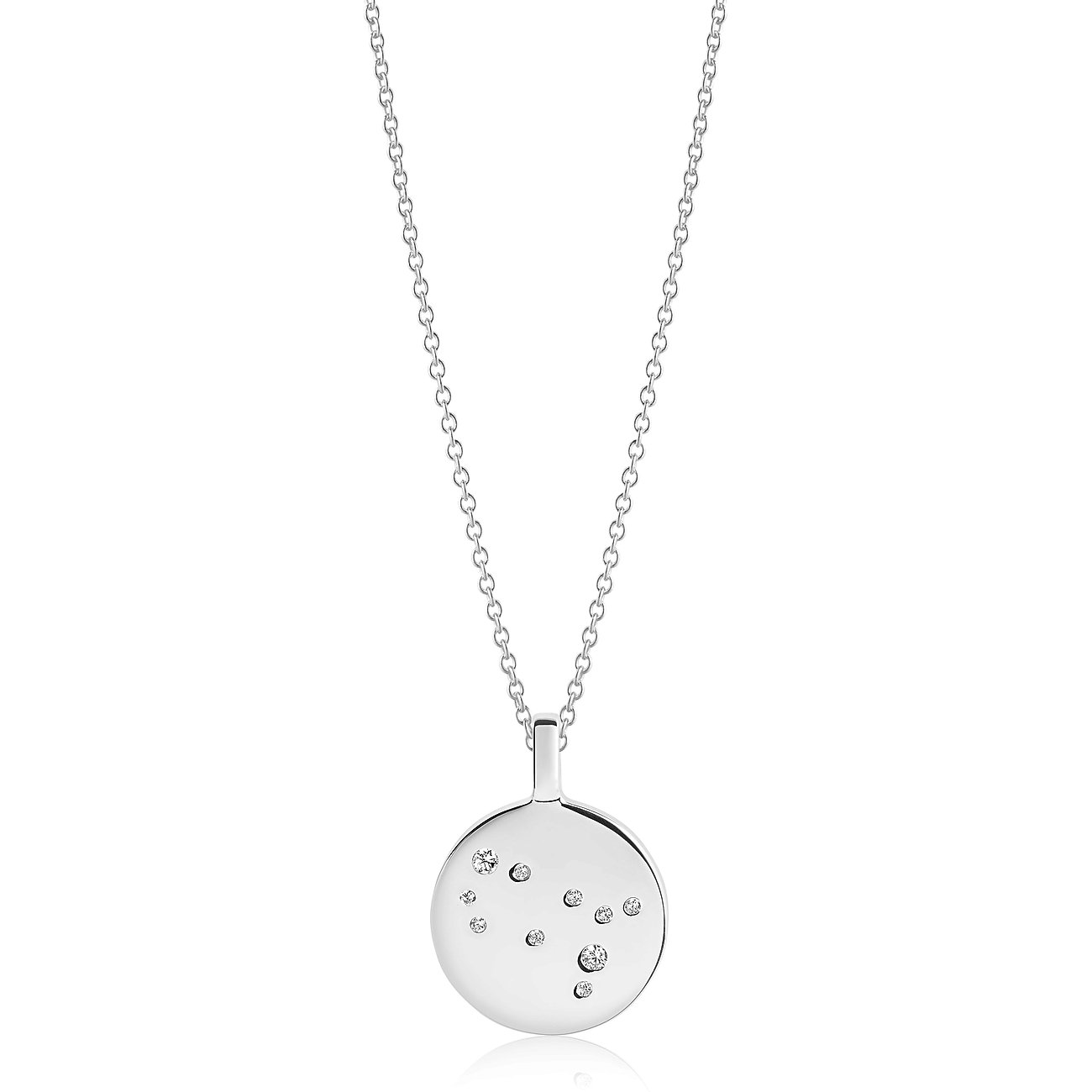 Sif Jakobs Jewellery Kette aus rhodiniertem 925er Silber mit Zirkonia.