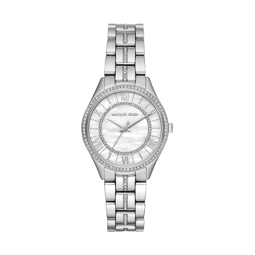 2. Chance - Michael Kors Damenuhr MK3900, Glasstein, Damen, Edelstahl, Armband: Edelstahl, Quarz, analog