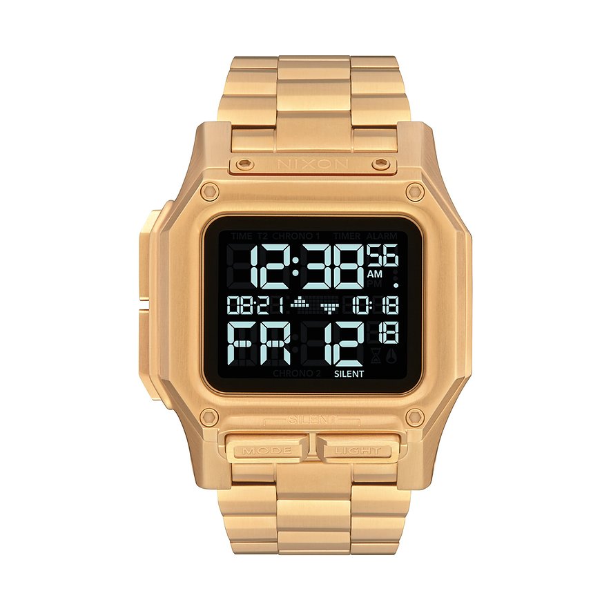 2. Chance - Nixon Herrenuhr A1268-502-00, Herren, Edelstahl, Edelstahl, Armband: Edelstahl, Quarz, digital